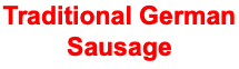 Traditional German Sausage